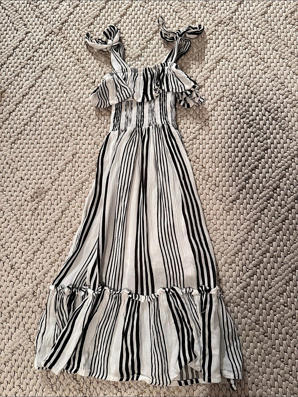 Jessica Simpson Toddler Girls Striped Maxi Dress Size 2T